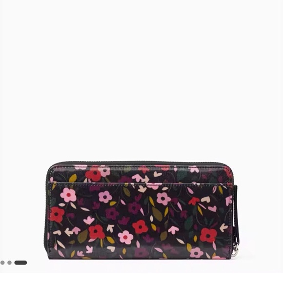 KATE SPADE floral long zippy wallet - Picture 2 of 4